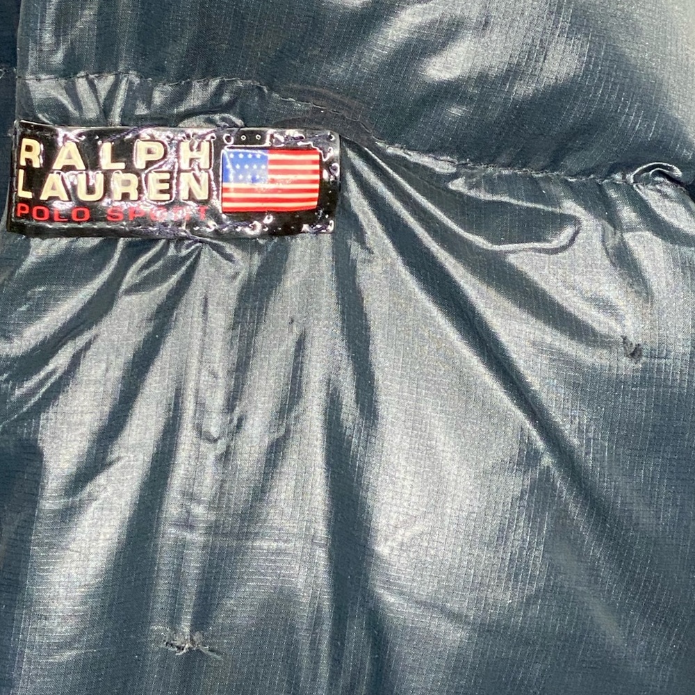 Polo Ralph Lauren Down Feathers Puffer Bomber Jacket - Picture 12 of 12